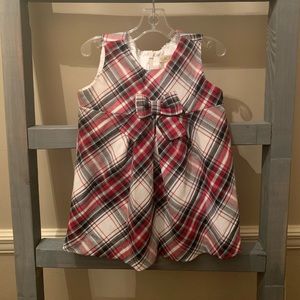 Plaid Holiday Dress QUICK SHIP
